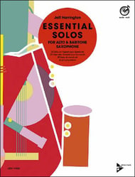 Essential Solos Alto Sax or Bari Sax Book/CD-ROM cover Thumbnail